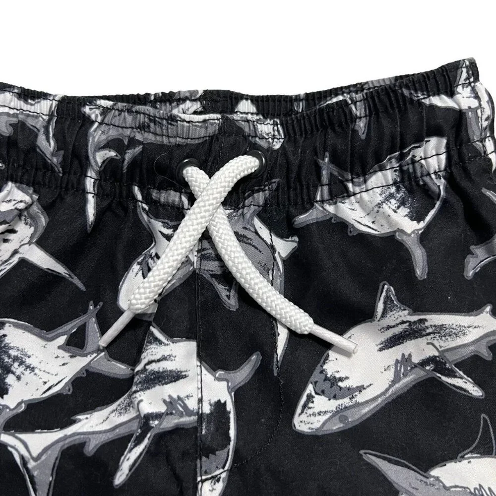 Children's Place 12-18m Shark Rashguard & Swim Trunks Set